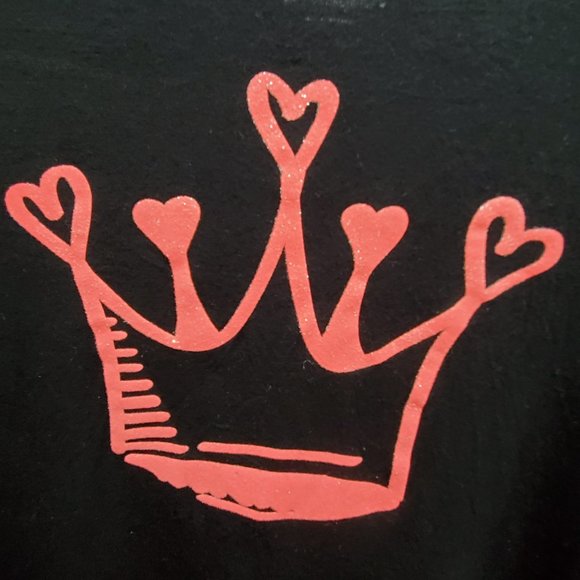 JUSTICE Set of 2 Girls Black Lightweight Crew Neck Tee Shirts - Picture 3 of 14